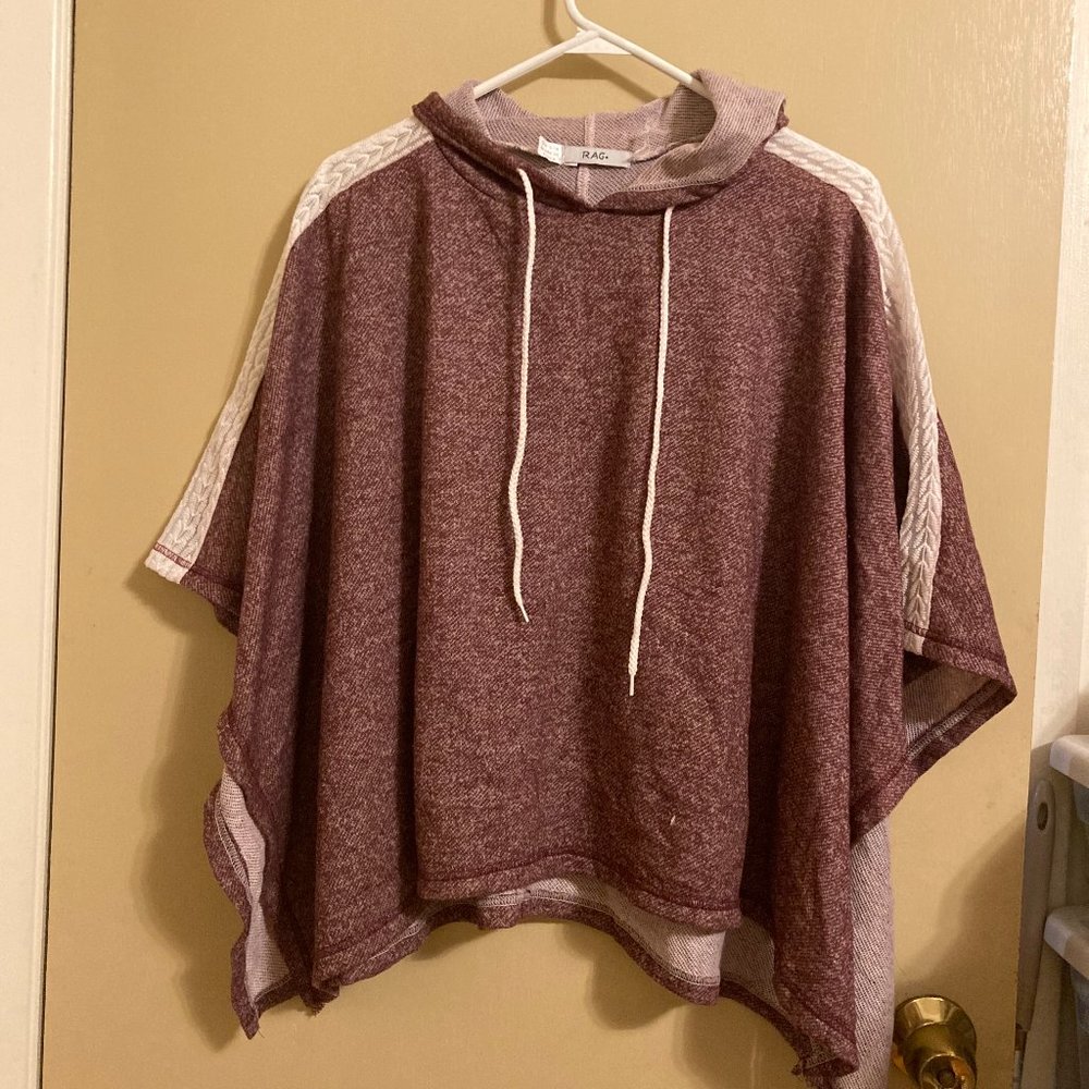 Aztec Design Poncho
